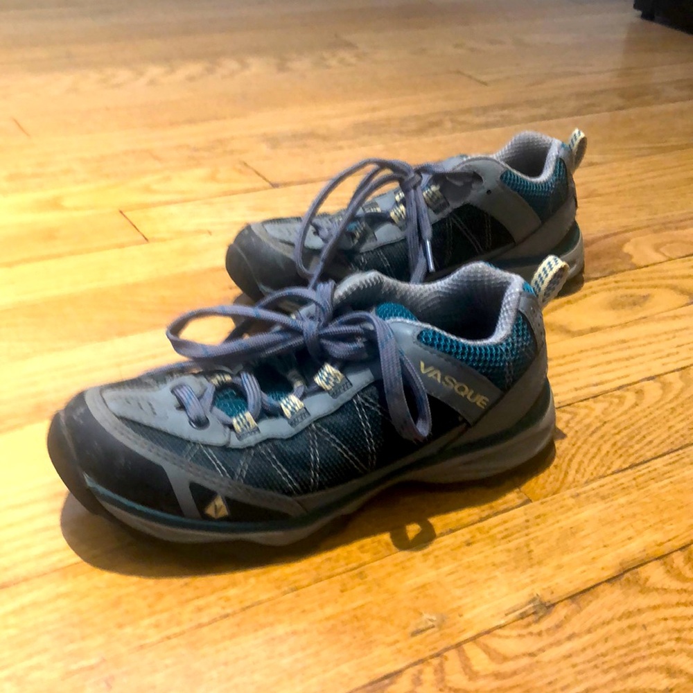 Vasque Charcoal and Teal Athletic Shoes